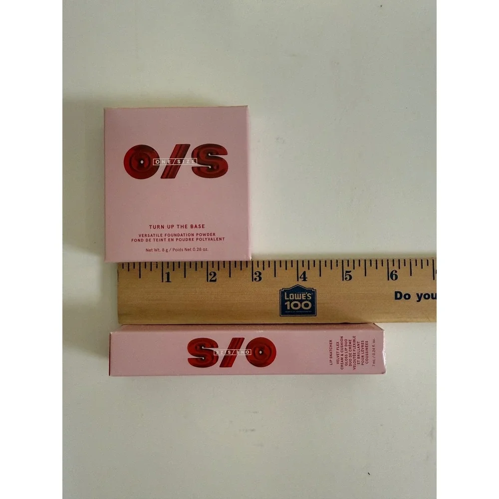 One/Size Turn Up The Base‎ Foundation Powder Lip Snatcher Lip Cream Gloss Bundle